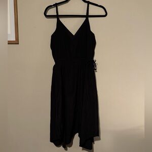 GUC GAP Black Adjustable Cinched Waist Dress- Fully Lined